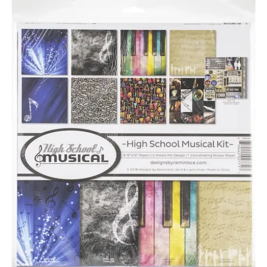 Reminisce Collection Kit 12"X12"-High School Musical {3}