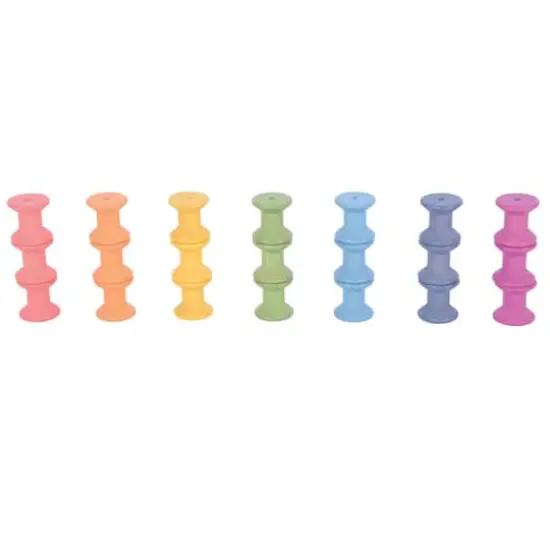 TickiT&reg; Rainbow Wooden Spools Set {4}