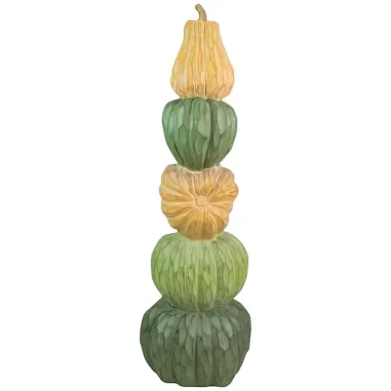 42.5" Five Tiered Stacked Pumpkins Thanksgiving D&eacute;cor {4}