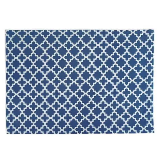 DII&reg; Nautical Blue Lattice Placemat Set, 6ct. {3}