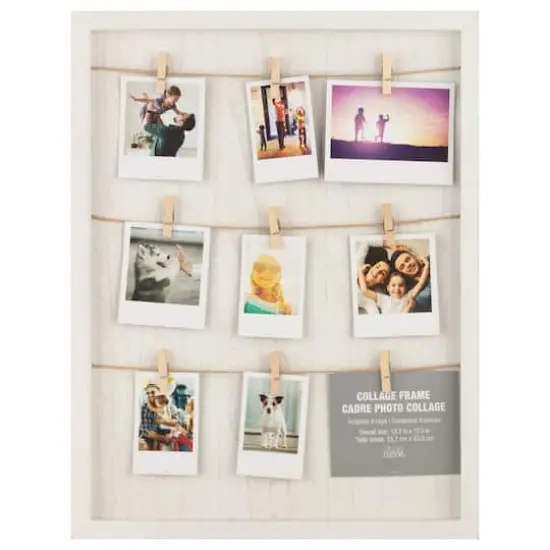 9 Opening White Board Frame with Clips by Studio D&eacute;cor&reg; {1}