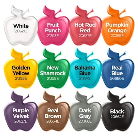 Apple Barrel&reg; Acrylic Glossy Brights 12 Piece Paint Set {4}