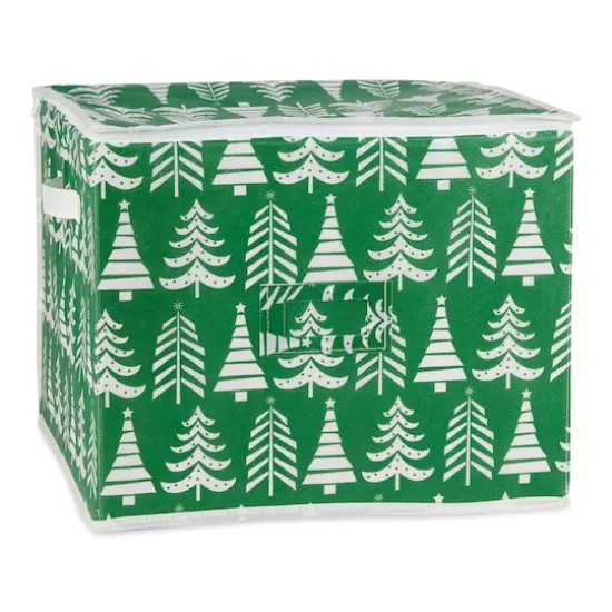 DII&reg; Triple Christmas Tree Print Large Ornament Storage {1}