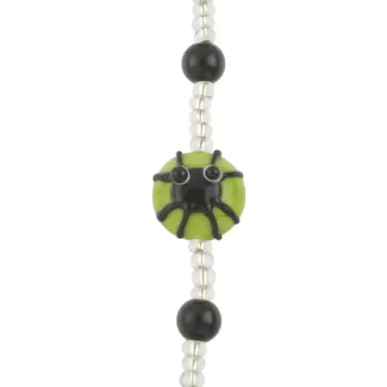 Green & Black Spider Lampwork Glass Bead Mix by Bead Landing&trade; {1}