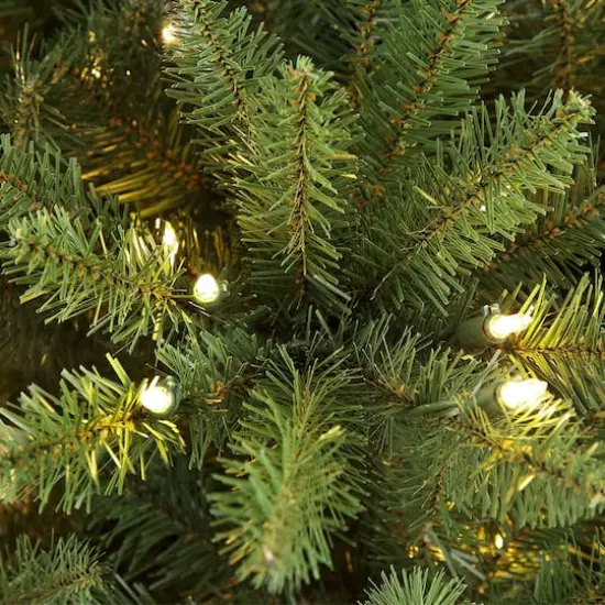 3ft. Pre-Lit Slim Fraser Fir Artificial Potted Christmas Tree, Clear Lights {4}