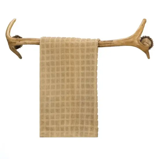 19.5" Rustic Antler Towel Rack {5}