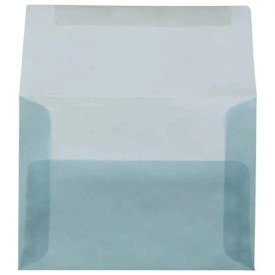 JAM Paper A6 Translucent Vellum Envelopes, 25ct. Ocean Blue {4}