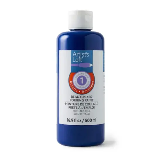 Acrylic Ready-Mixed Pouring Paint by Artist's Loft&trade; Phthalo Blue {1}