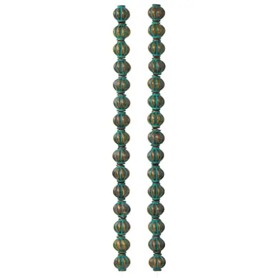 Patina Metal Lantern Beads, 8mm by Bead Landing&trade; {4}
