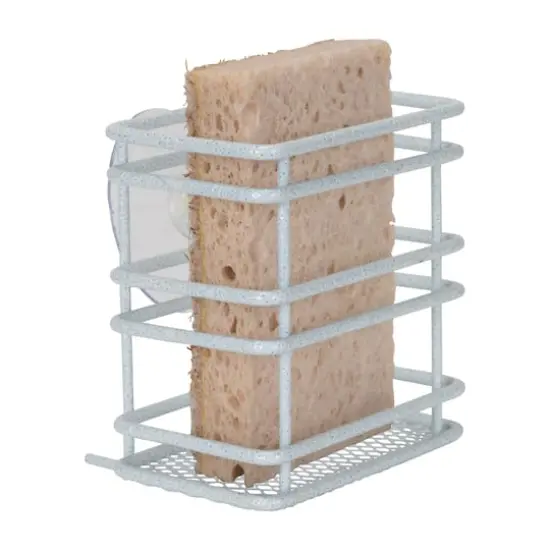 Laura Ashley White Speckled Sponge Holder {4}