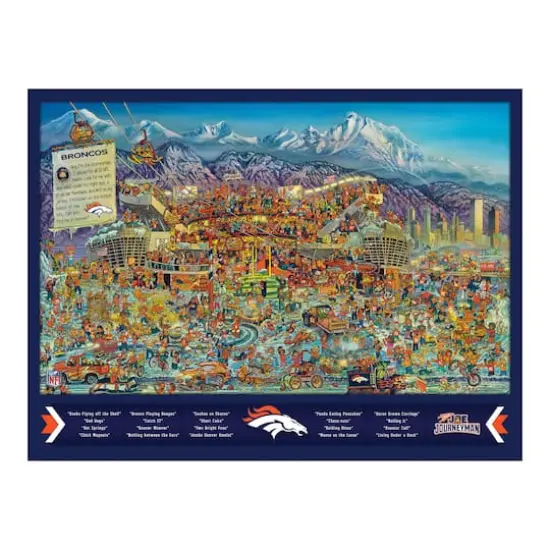 Joe Journeyman NFL 500 Piece Jigsaw Puzzle Denver Broncos {6}