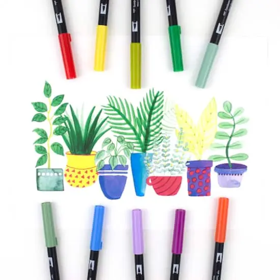 Tombow Botanical Illustration Dual Brush Art Pens {7}