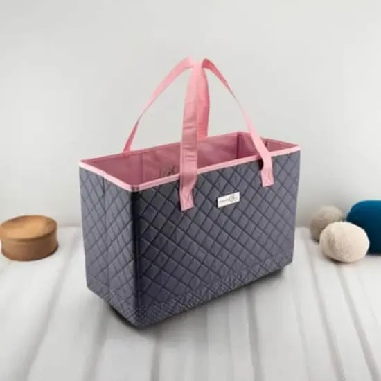 Everything Mary Pink Universal Collapsible Sewing Machine Carrying Case {1}