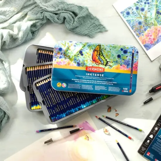 Derwent Inktense 100 Watercolor Ink Pencil Set {5}