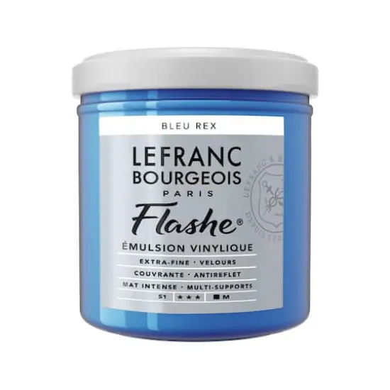 Lefranc & Bourgeois Flashe&reg; Matte Artist's Color, 125mL Royal Blue {1}