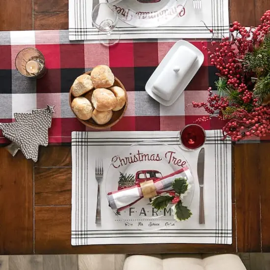 DII&reg; Tree Farm Truck Printed Placemats, 6ct. {3}