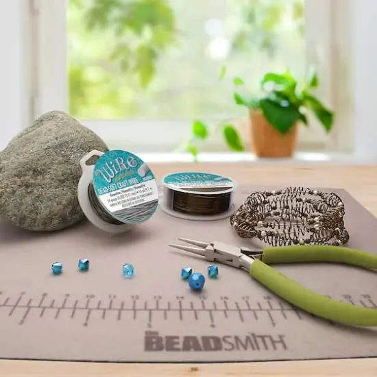 The Beadsmith® Wire Elements™ 28 Gauge Tarnish Resistant Soft Temper Wire, 500ft. Vintage Bronze {4}