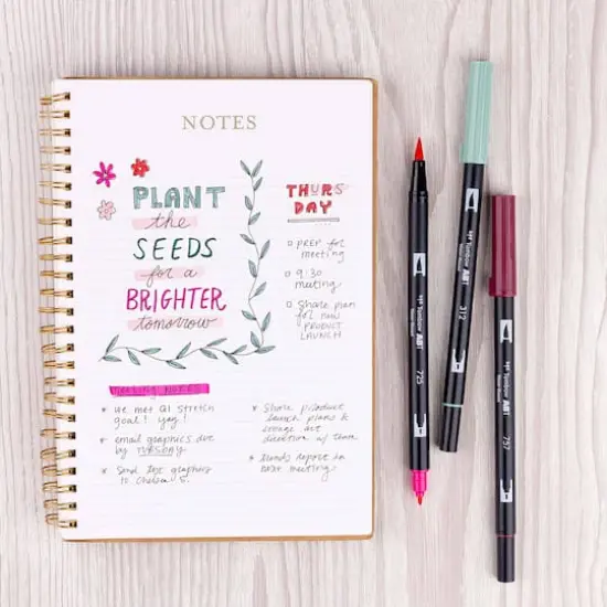 Tombow Very Berry Dual Brush Pen Set {8}