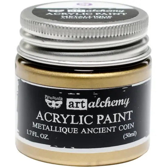 Finnabair&reg; Art Alchemy Metallique Acrylic Paint, 1.7oz. Ancient Coin {1}