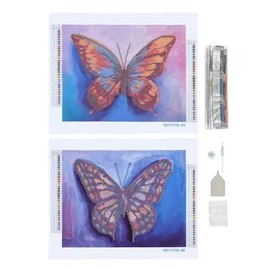 Butterfly Duo Diamond Art Kit by Make Market&reg; {5}