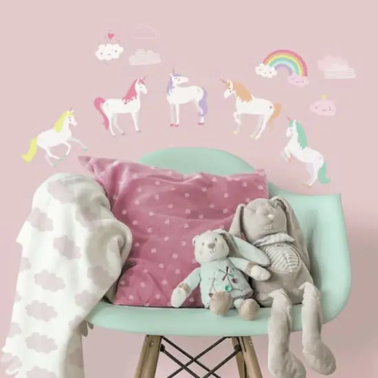 RoomMates Unicorn Magic Peel & Stick Wall Decals {4}