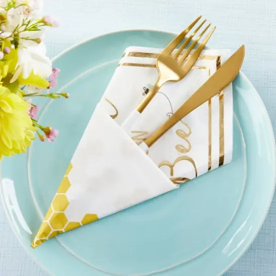 Kate Aspen&reg; Sweet As Can Bee Paper Beverage Napkins, 60ct. {3}