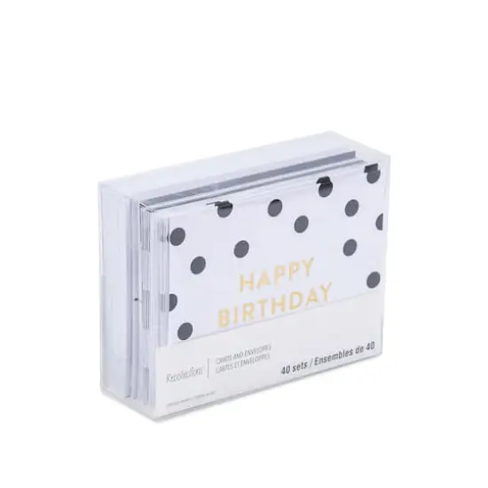 Happy Birthday Cards & Envelopes by Recollections&trade;, 4.25" x 5.5" {4}