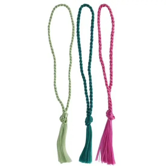 PA Paper&trade; Accents Lime, Teal, & Fuchsia Tassels, 24ct. {3}