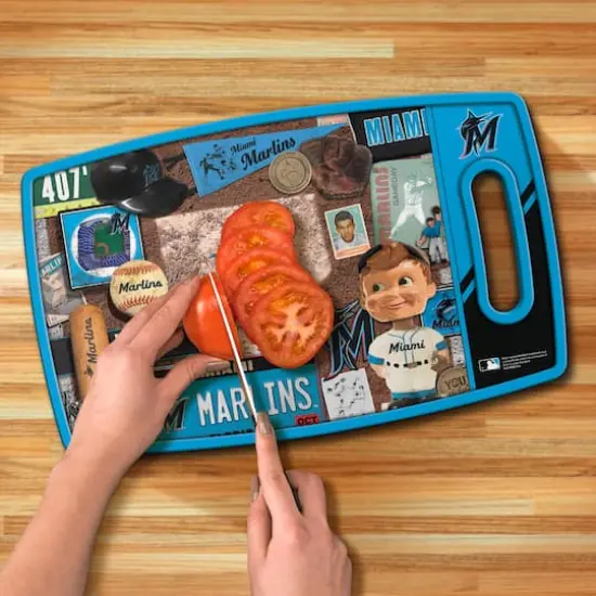 MLB Retro Series Cutting Board Miami Marlins {6}