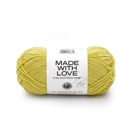 Lion Brand&reg; Tom Daley Made with Love&trade; The Cottony One&trade; Yarn Summer Sun Yellow {1}