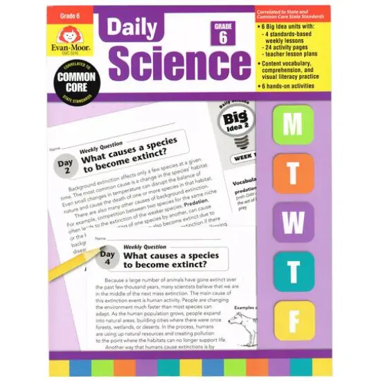 Evan Moor&reg; Daily Science Book, Grade 6 {1}