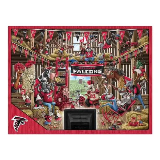 NFL Barnyard Fans 500 Piece Puzzle Atlanta Falcons {5}