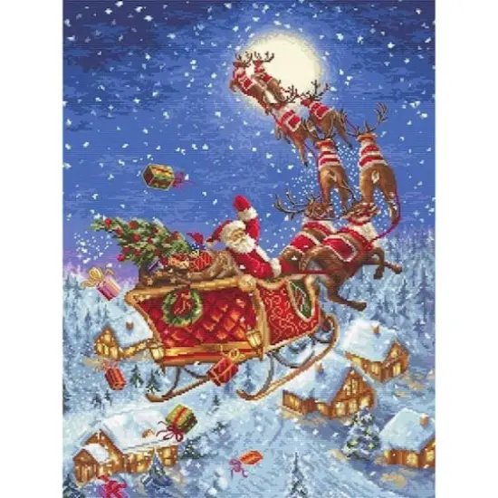 Letistitch The Reindeers On Their Way! Counted Cross Stitch Kit {1}