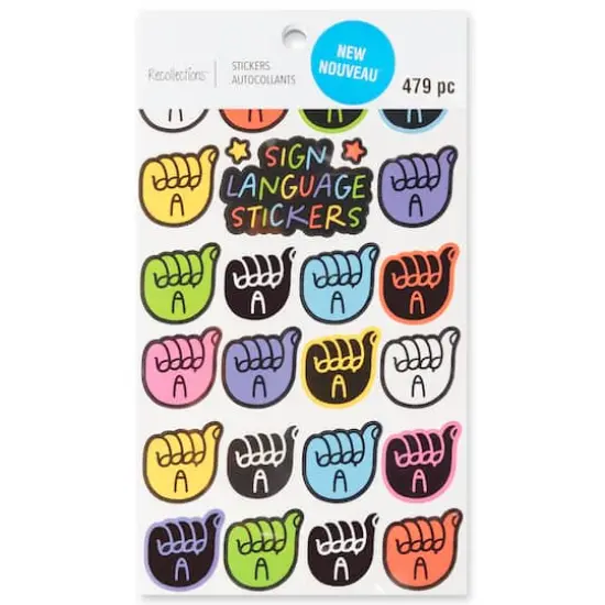 Sign Language Sticker Book by Recollections&trade; {3}