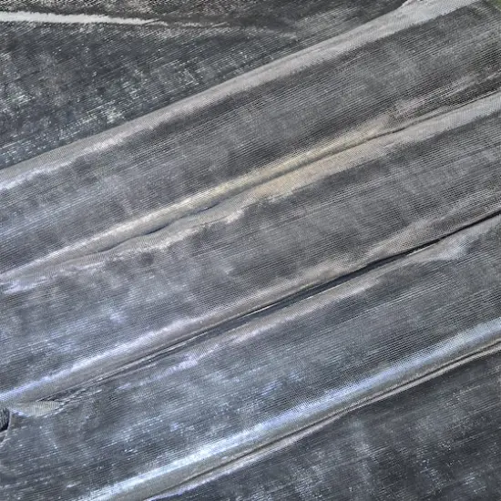 Feldman Silver Metallic Knit Fabric {1}