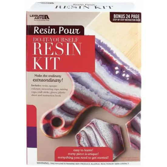 Leisure Arts&reg; Red Box Resin Pour Kit {1}