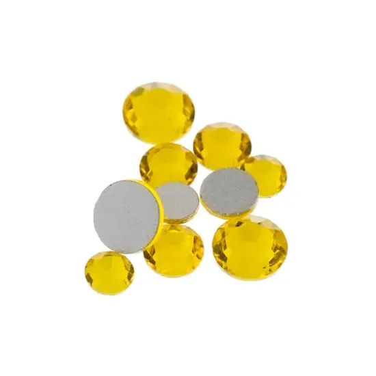 Combo Glass Flatback Rhinestones by Bead Landing&trade; Yellow {3}