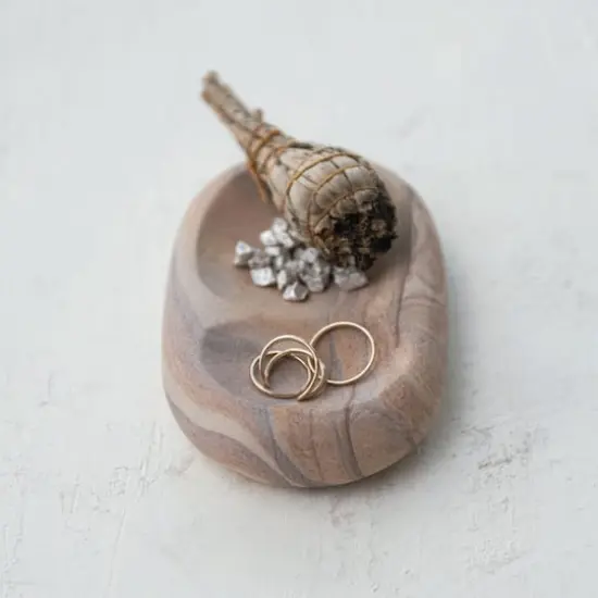 Hello Honey&reg; 6" Earthy Sandstone Dish {3}