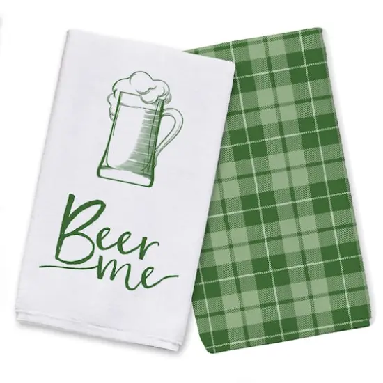 Beer Me Tea Towel Set of 2 {1}
