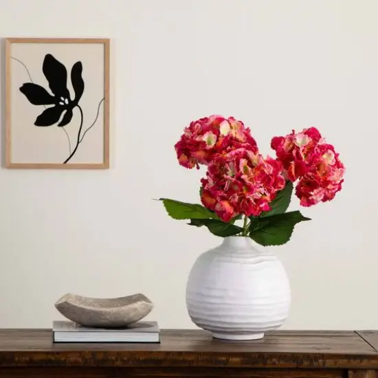 30" Pink Hydrangea Flower Stems, 3ct. {3}