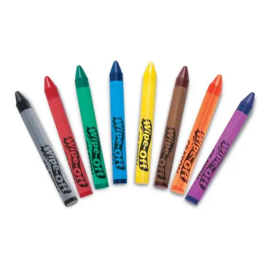 6 Packs: 8 ct. (48) Trend Jumbo Wipe-Off&reg; Crayons {4}