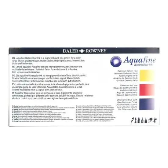 Daler-Rowney Aquafine Watercolor Ink Set, 3ct. {3}