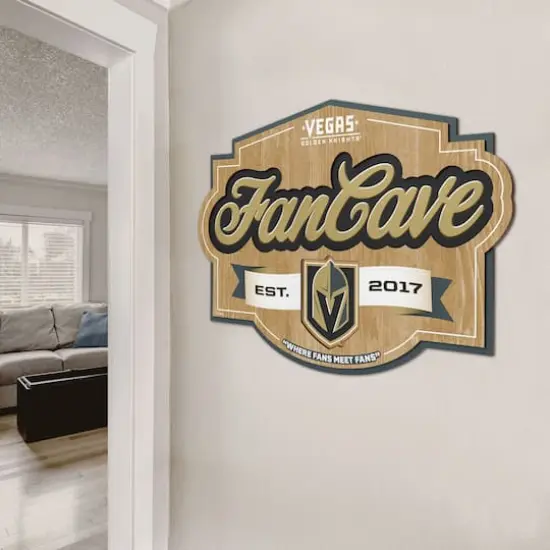 NHL Fan Cave Sign Vegas Golden Knights {5}
