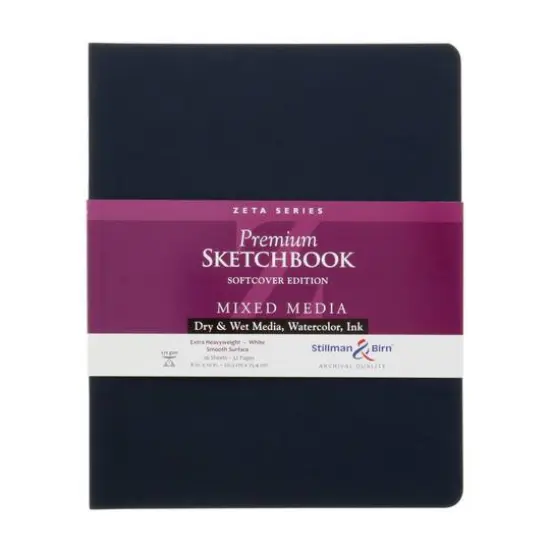 Stillman & Birn&reg; Zeta Series White Softcover Mixed Media Sketchbook {2}