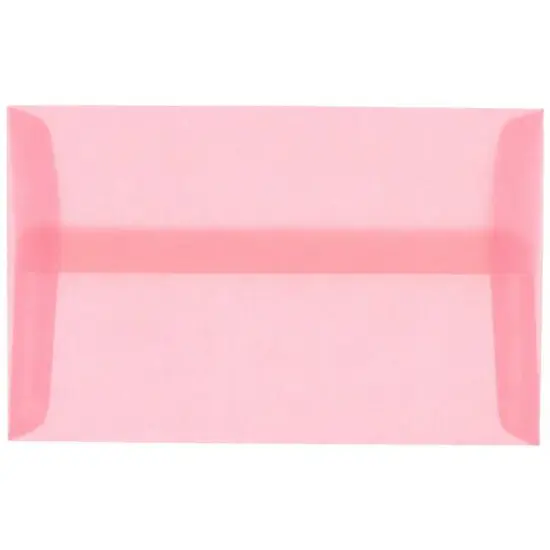 JAM Paper A10 Translucent Vellum Invitation Envelopes, 50ct. Blush Pink {1}
