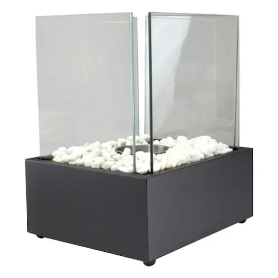 11.5" Bio Ethanol Ventless Portable Tabletop Fireplace with Flame Guard {5}