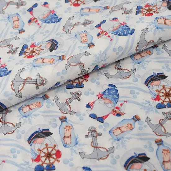 SINGER Nautical Gnomes Cotton Fabric {3}