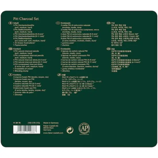 Faber-Castel Pitt Charcoal 24-Piece Set {6}