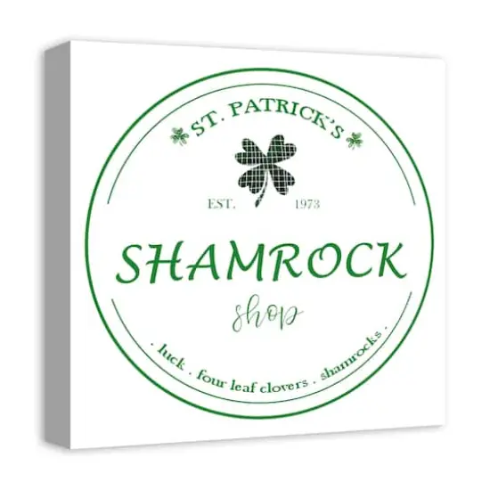 Shamrock Shop 16" x 16" Canvas Wall Art {3}