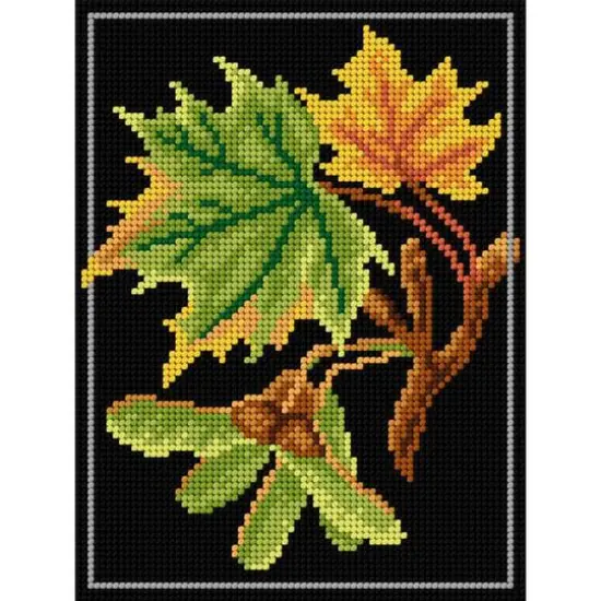 Orchidea Needlepoint Canvas For Halfstitch Without Yarn Maple - Printed Tapestry Canvas {1}
